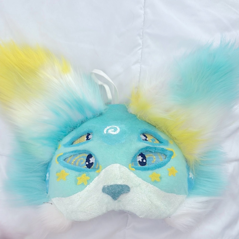 Colorful Plush Animal Mask